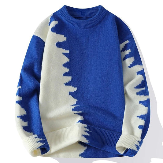 Pullover casual a blocchi di colore da uomo ATREND