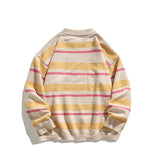 Pullover casual a strisce retrò da uomo - Pullover uomo ATREND