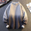 Pullover casual con bordo a contrasto da uomo ATREND