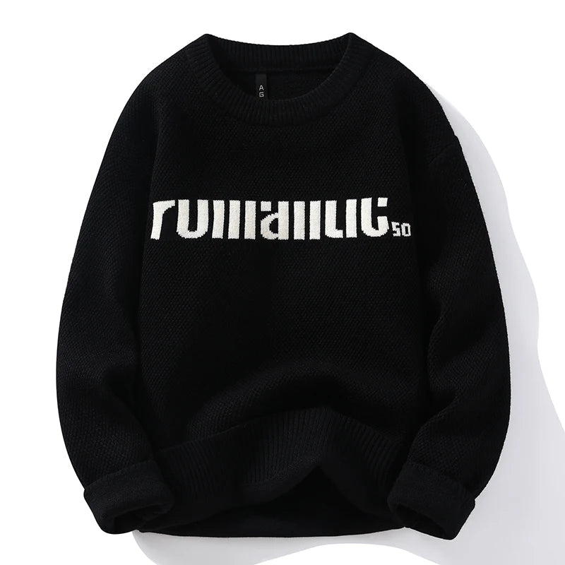 Pullover casual con lettere da uomo - Pullover uomo ATREND