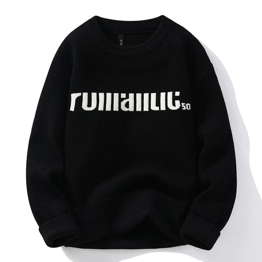 Pullover casual con lettere da uomo - Pullover uomo ATREND