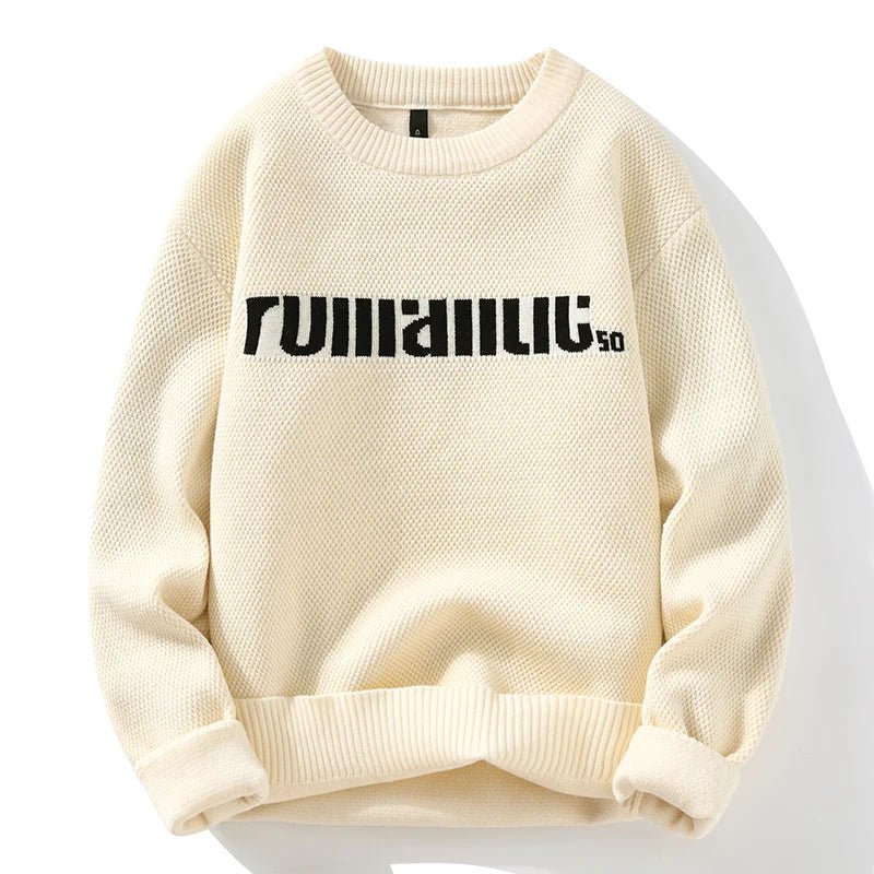 Pullover casual con lettere da uomo - Pullover uomo ATREND