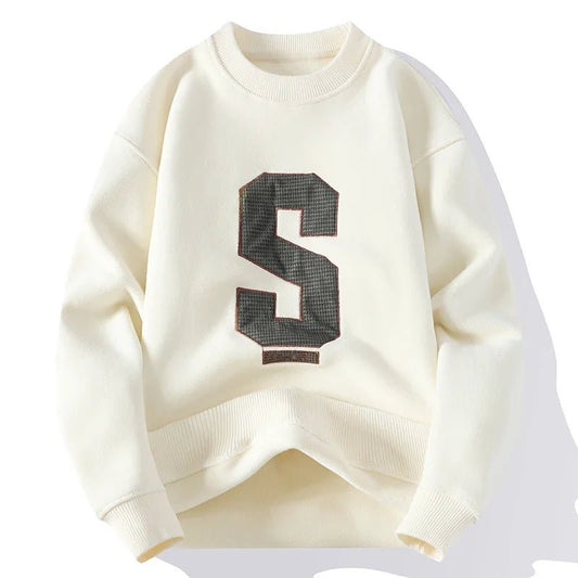Pullover casual con stampa a lettere da uomo - Pullover uomo ATREND