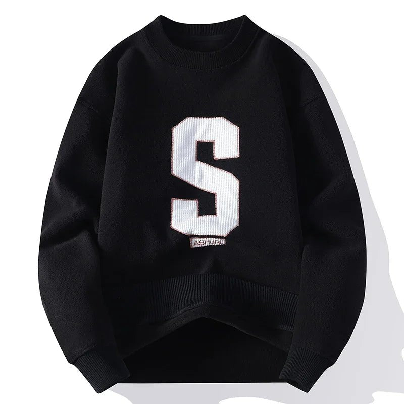 Pullover casual con stampa a lettere da uomo - Pullover uomo ATREND