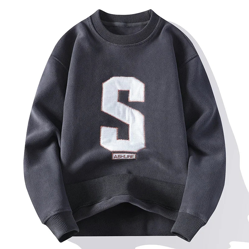 Pullover casual con stampa a lettere da uomo - Pullover uomo ATREND