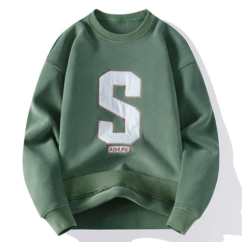 Pullover casual con stampa a lettere da uomo - Pullover uomo ATREND