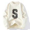 Pullover casual con stampa a lettere da uomo ATREND
