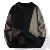 Pullover casual con stampa geometrica da uomo ATREND