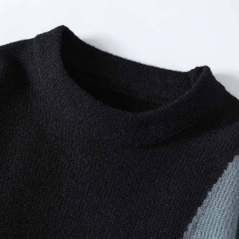 Pullover casual con stampa geometrica da uomo ATREND