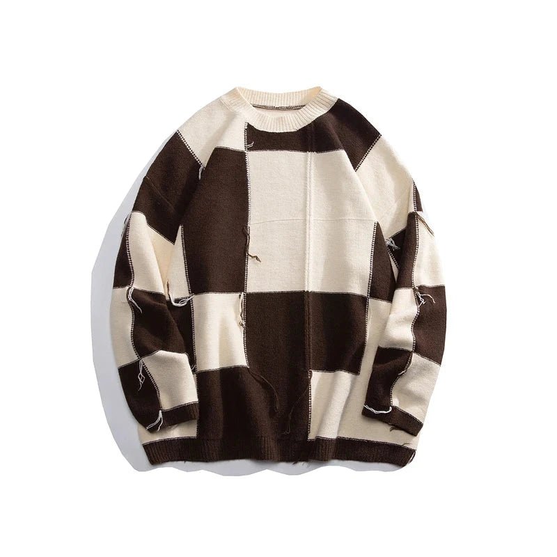 Pullover casual con stampa geometrica da uomo - Pullover uomo ATREND