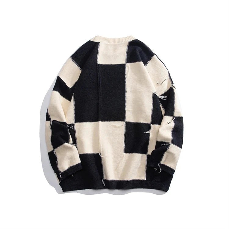 Pullover casual con stampa geometrica da uomo - Pullover uomo ATREND