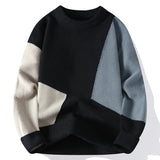 Pullover casual con stampa geometrica da uomo ATREND