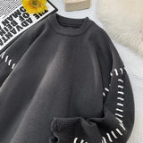 Pullover lavorato a maglia con corde a contrasto da uomo ATREND