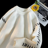 Pullover lavorato a maglia con corde a contrasto da uomo ATREND