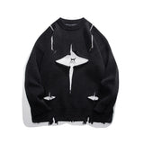 Pullover streetwear irregolare da uomo ATREND