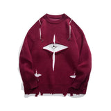 Pullover streetwear irregolare da uomo ATREND