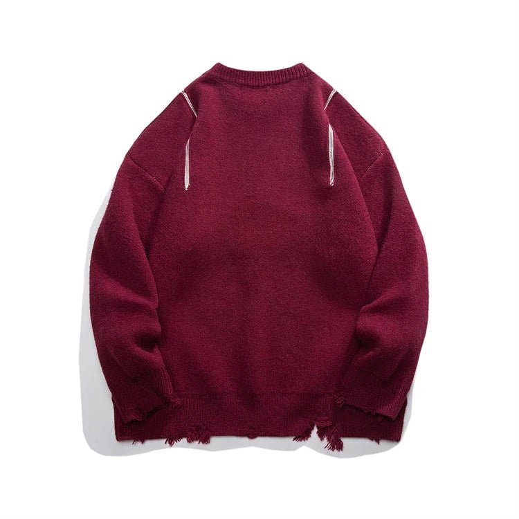Pullover streetwear irregolare da uomo ATREND