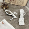 Sandali alla gladiatore con tacco da donna ATREND