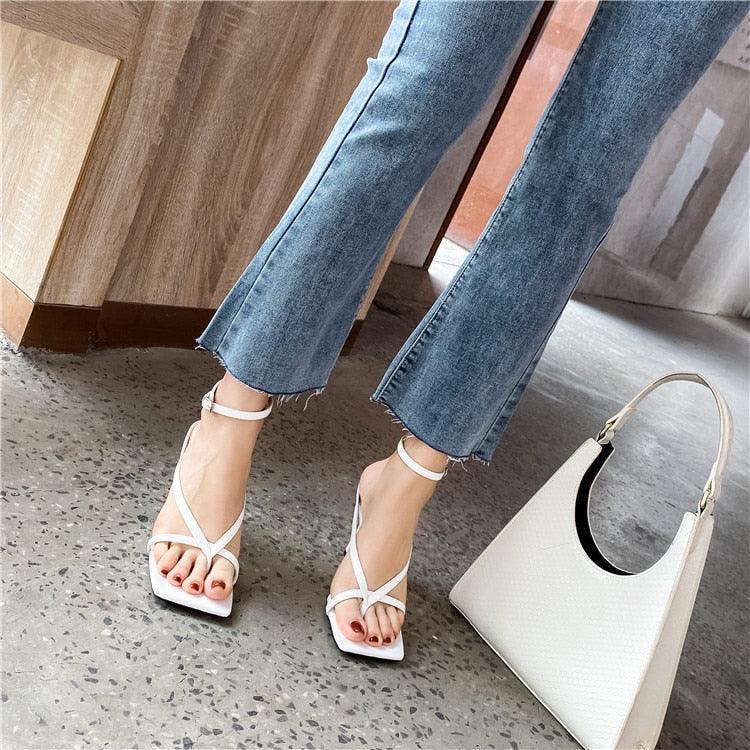 Sandali alla gladiatore con tacco da donna - Sandali ATREND