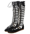 Sandali alla gladiatore in pelle PU da donna ATREND