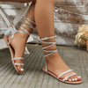 Sandali alla romana con brillantini da donna ATREND