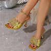 Sandali casual con fascia di perle da donna ATREND