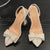 Sandali casual con fascia trasparente e fiocco da donna ATREND