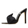 Sandali casual in tela con fiocco e fascia in PVC da donna ATREND