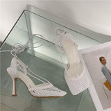 Sandali in rete alla gladiatore da donna - Sandali ATREND