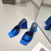Sandali in seta con tacco pyramid da donna - Sandali ATREND
