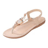 Sandali infradito casual con pietre e cinturino elastico da donna ATREND