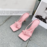 Sandali infradito con tacco stiletto da donna - Sandali ATREND