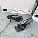 Sandali infradito con tacco stiletto da donna - Sandali ATREND