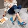 Sandali spuntati Pyramid con cristalli da donna ATREND