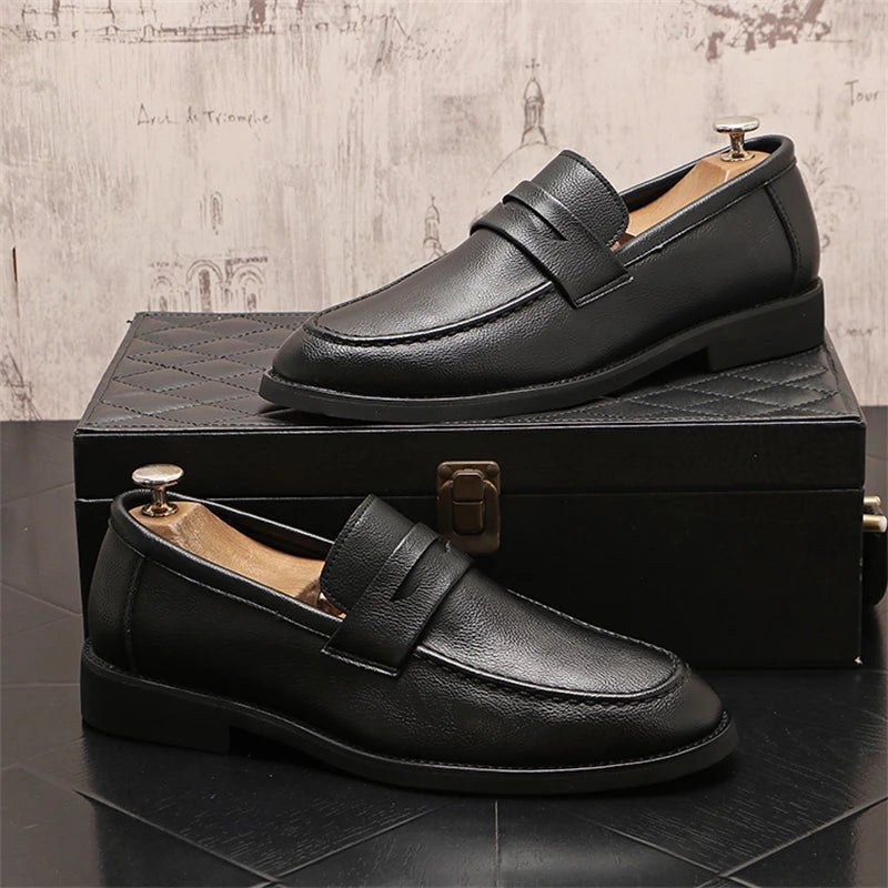 Scarpe eleganti casual in pelle PU da uomo - Scarpe eleganti uomo ATREND