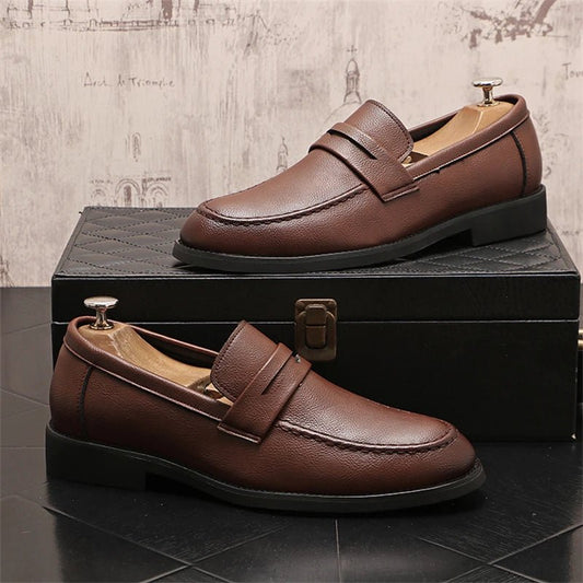 Scarpe eleganti casual in pelle PU da uomo - Scarpe eleganti uomo ATREND
