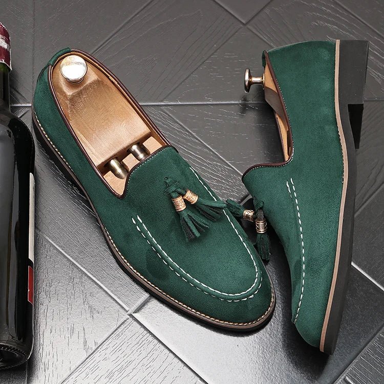 Scarpe eleganti casual in velluto da uomo ATREND