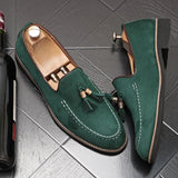 Scarpe eleganti casual in velluto da uomo ATREND