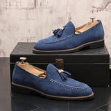 Scarpe eleganti casual in velluto da uomo ATREND