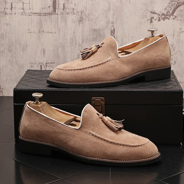 Scarpe eleganti casual in velluto da uomo ATREND