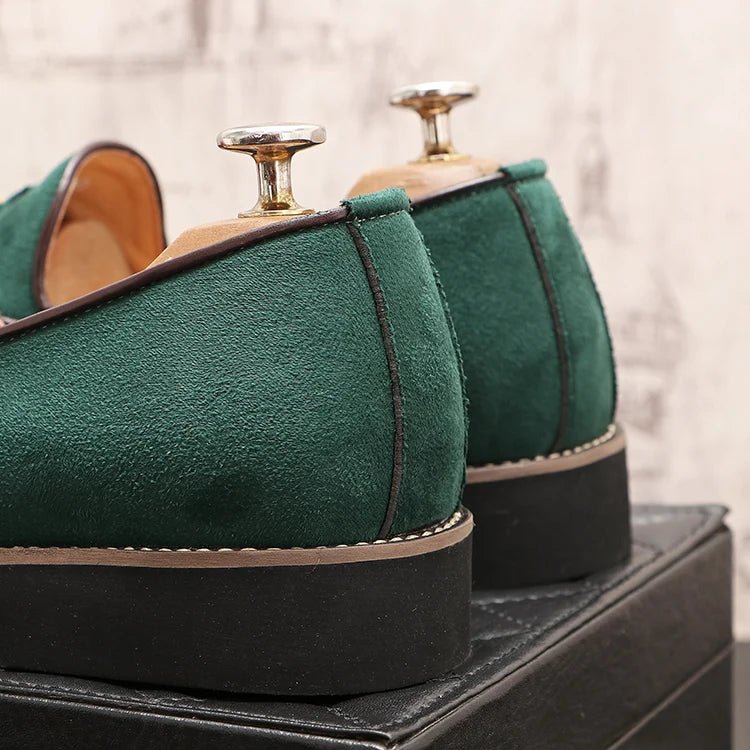 Scarpe eleganti casual in velluto da uomo ATREND