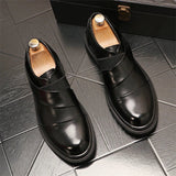 Scarpe eleganti casual intrecciate da uomo - Scarpe eleganti uomo ATREND