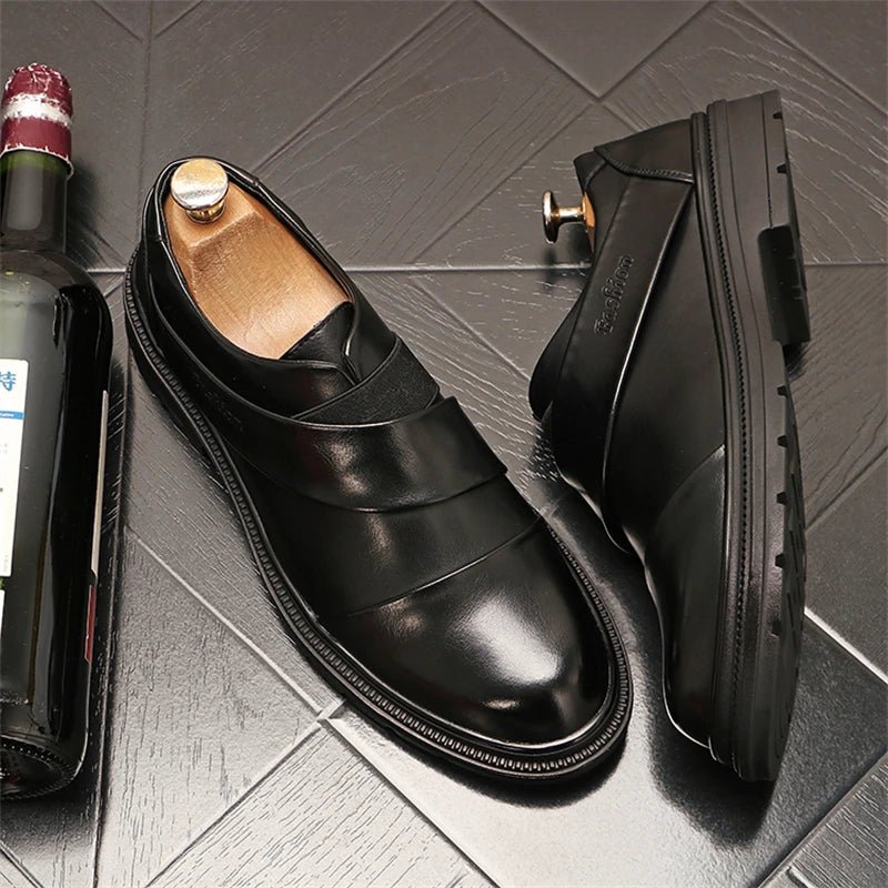 Scarpe eleganti casual intrecciate da uomo - Scarpe eleganti uomo ATREND