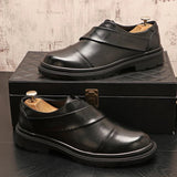Scarpe eleganti casual intrecciate da uomo - Scarpe eleganti uomo ATREND