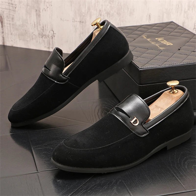 Scarpe eleganti patchwork da uomo - Scarpe eleganti uomo ATREND