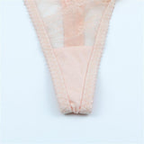 Set 3 pezzi perizoma calze & giarrettiere in pizzo da donna - lingerie ATREND