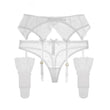 Set 3 pezzi perizoma calze & giarrettiere in pizzo da donna - lingerie ATREND