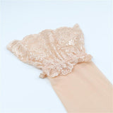 Set 3 pezzi perizoma calze & giarrettiere in pizzo da donna - lingerie ATREND