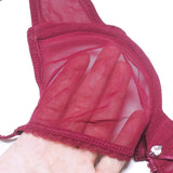 Set 3 pezzi reggiseno slip & perizoma a rete da donna - lingerie ATREND