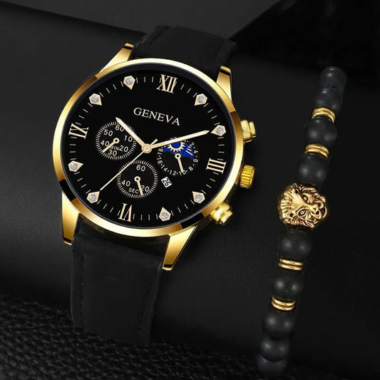 Set casual orologio e braccialetto da uomo ATREND